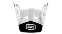 visera de repuesto para casco 100  aircraft   r8 blanco