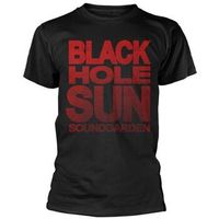 soundgarden camiseta manga larga black hole sun para mujer