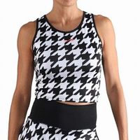 camiseta endless chill negro houndstooth