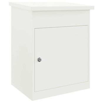 Caja De Entrega De Paquetes Con Puerta 47.5 X 38 X 59 Cm Acero Vidaxl