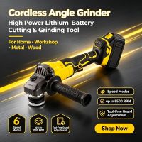 amoladora angular inalambrica de alta potencia con bateria de litio herramienta manual para cortar y pulir para taller en casa metal y madera