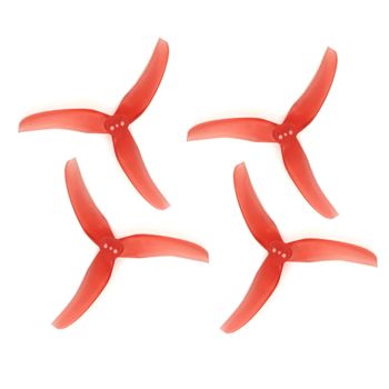 2 pares de Emax Avan Scimitar 3528 3.5x2.8x3 Hélice de 3 palas de 3,5 pulgadas con orificio de 1,5 mm para el drone Baby