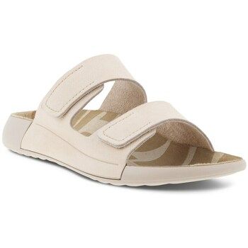 Ecco Chanclas Cozmo Flat Limestone para mujer