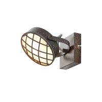 foco de metal marron