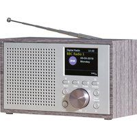 daewoo avs1323 portable dabfm retro radio - grey grey