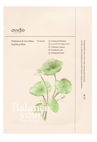ondo beauty 365 probiotics  cica water soothing mask 1 ud