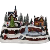 escena pueblo xmas 41x27 cm