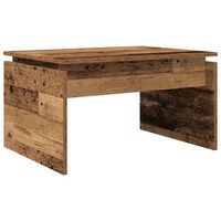 mesa de centrormesa auxiliarrmesita de centro madera contrachapada madera vieja 68x50x38 cm