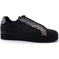 liu jo deportivas moda silvia 42 sneaker platform glitter black bf1039tx069 para mujer