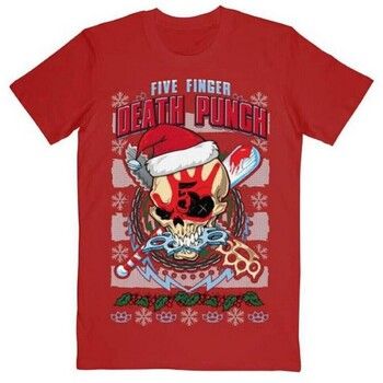 Five Finger Death Punch Tops y Camisetas Zombie Kill Xmas para mujer