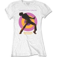 queen camiseta manga larga fearless para mujer