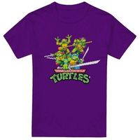teenage mutant ninja turtles camiseta arcade para hombre