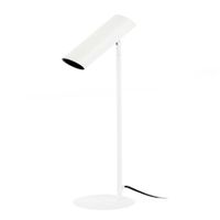lampara de sobremesa acero blanco mate 22x56x46 cm