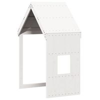 techo de cama infantil madera maciza pino blanco 60x99x1395 cm vidaxl
