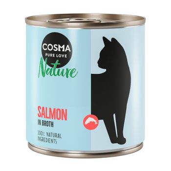 Cosma Nature 12 x 280 g - Pack Ahorro - Salmón