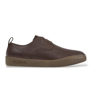 Camper para hombre. K100977-009 Zapatos de piel de cordones Peu Touring marrón (46), Plano, Casual