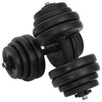 juego de mancuernas 2x15 kg vidaxl
