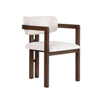 silla de madera toscana - 54 x 54 x 76 cm - blanca