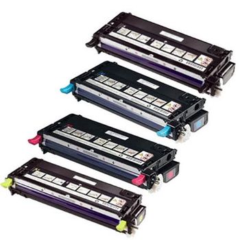 Original Multipack Dell 2145cn Printer Toner Cartridges (4 Pack) -593-10372