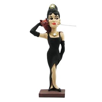 Figura Audrey Hepburn Artesanal 26 Cms