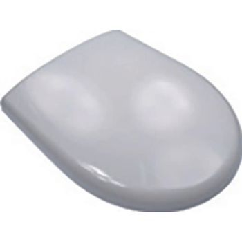 Asiento De Inodoro Geberit Renova/-comprimo, Wrapover, Redondo, Bisagra Es, Fijac. Sup., Blanco, 573015000