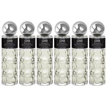 Pack De 6 Eau De Parfum Hombre Saphir Boxes Dynamic 200 Ml