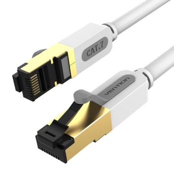 Cable de Red Vention ICDHF Cat.7 1m S/FTP RJ45 Gris contactos de oro LSZH