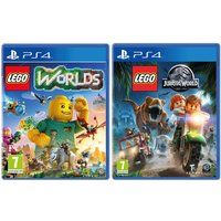 ps4 lego worlds  jurassic world bundle