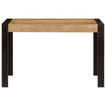 Mesa De Comedor Madera Maciza De Mango 120x60x76 Cm