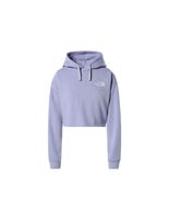 sudadera de montana the north face logo lila mujer