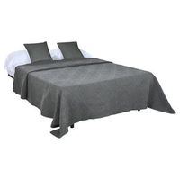 colcha poliester 240x260 100 gr gris claro