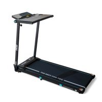 behumax - cinta de correr desk con soporte para escritorio ajustable 1-12 kmh pantalla led inclinacion manual entrenamiento en casa oficina