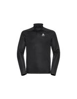 sudadera de trail odlo mid layer essential 12 zip hombre negro