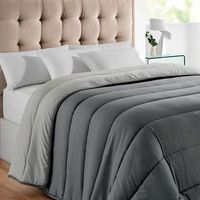 edredon nordico relleno fibra bicolor 180cm rufino diaz gris oscurogris plata