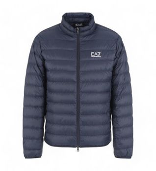 EA7 para hombre. 8NPB23_PNGPZ Chaqueta Down marino (M), Casual, Poliamida, Manga larga