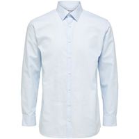 selected camisa ethan classic overhemd lichtblauw para mujer