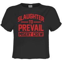 amplified clothing camiseta misery crew para mujer