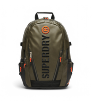 superdry para mujer w9110391a mochila de lona con bordado verde osfa casual poliester