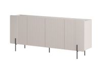 aparador de 4 puertas con pie de metal cachemira 200x87 cm