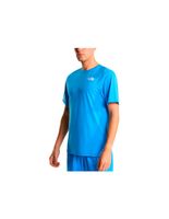 camiseta de montana the north face 247 ss reg hombre azul
