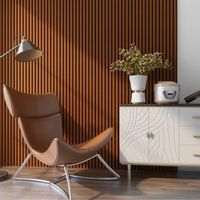 set de 12x paneles de pared vang acustico mdf 120x60x2cm 864 m - teca neuholz