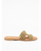 de keslem sandalia mujer 2029 en piel kaki