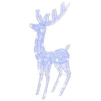 reno navideno acrilico xxl 250 leds azules 180 cm vidaxl