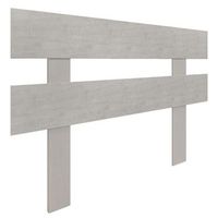 dhome cabecero gris tribal 95cm horizontal estilo valla con patas madera reciclada dm herrajes incluidos 95cm horizontal valla gris tribal