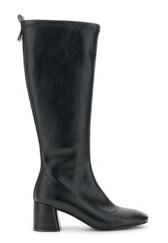 botas sintéticas efecto napa black 38