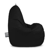 puff pera relax polipiel exterior o interior  negro happers xl