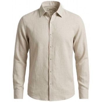 40weft Camisa manga larga BRAID 3164/2670 - 56025-W2139 PANNA para hombre