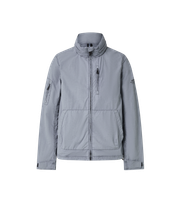 ecoalf para hombre mcmgajkrigi00072s24-303 chaqueta rigi azul xxl casual manga larga sostenible nylon reciclado