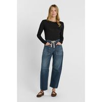 le temps des cerises jeans jeans loose ancho  largo 34 para mujer