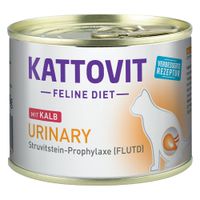 kattovit urinary 185 g comida humeda para gatos - 12 x 185 g - ternera - pack ahorro